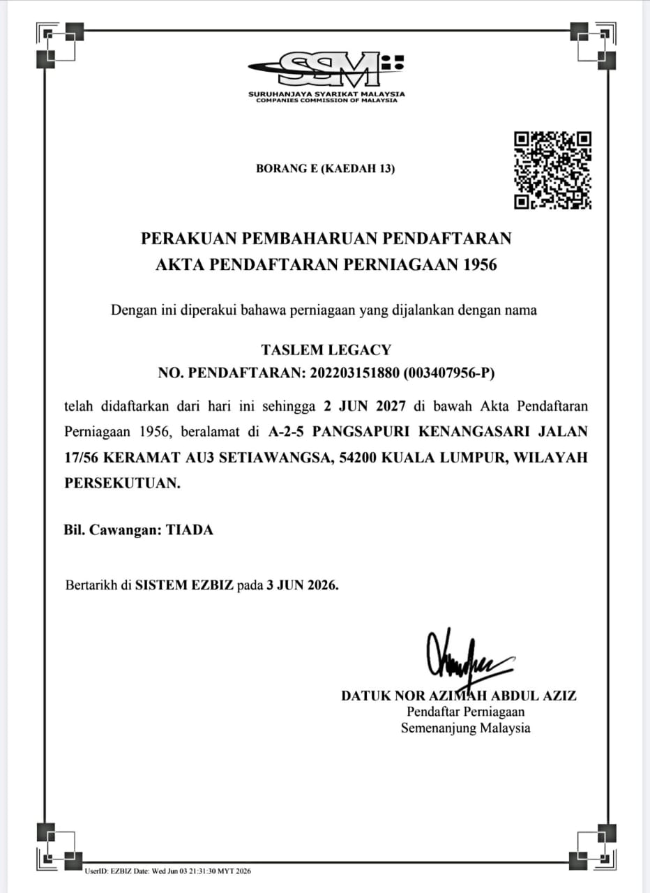 Sijil SSM